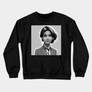 Female scientist | Comics style Crewneck Sweatshirt